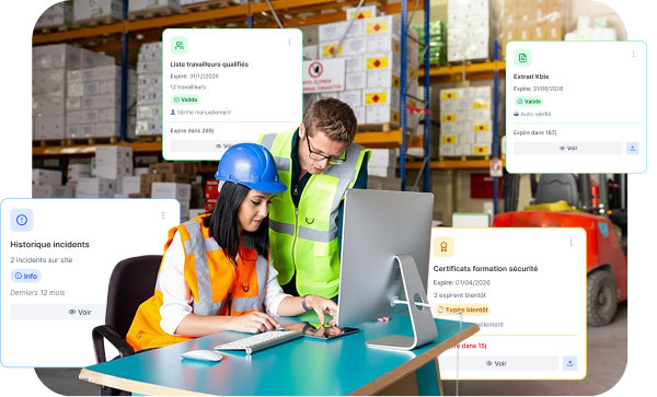 Gestion des documents prestataires et habilitations dans Leaneos