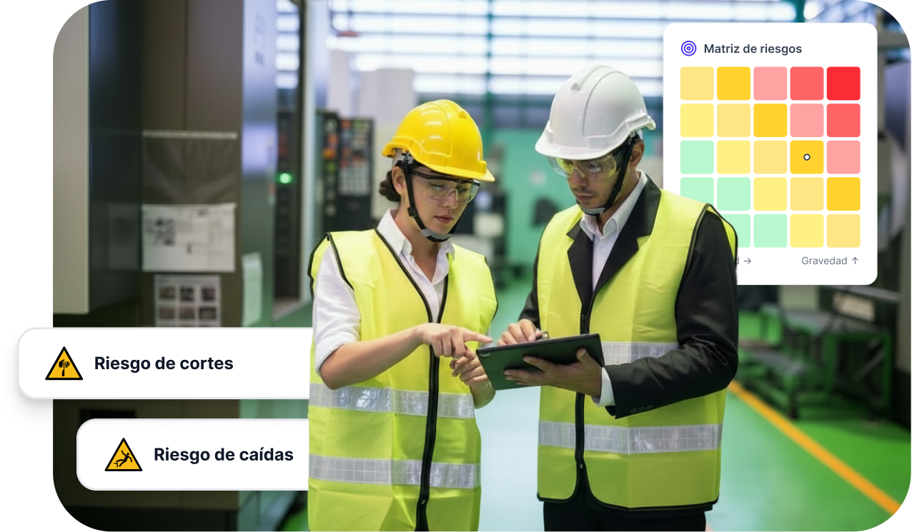 Matriz de análisis de riesgos en el software de planes de prevención Leaneo