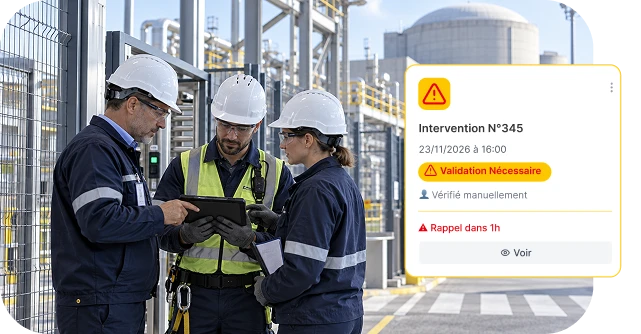 Intervention n°345 : validation nécessaire et rappel