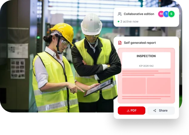 Self generated Initial Joint Inspection report Leaneo